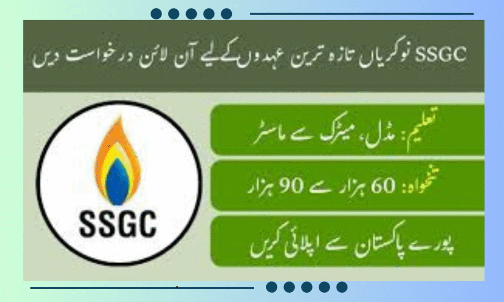 Sui Southern Gas Company Limited Jobs 2025